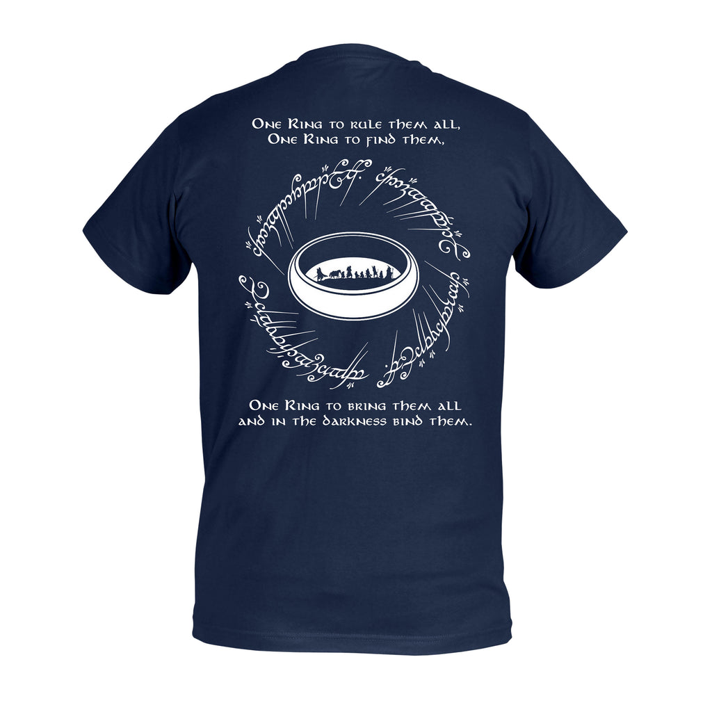 Image produit T-shirt L’Anneau Unique bleu - Le Seigneur des Anneaux