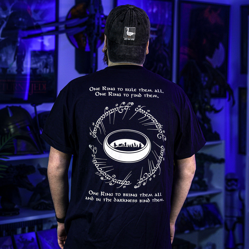 Image produit T-shirt L’Anneau Unique bleu - Le Seigneur des Anneaux