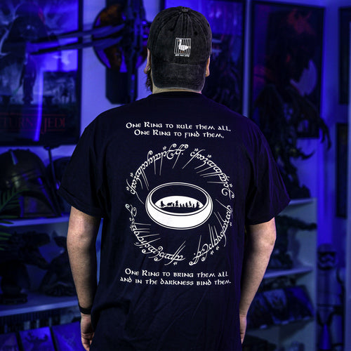 Image produit T-shirt L’Anneau Unique bleu - Le Seigneur des Anneaux