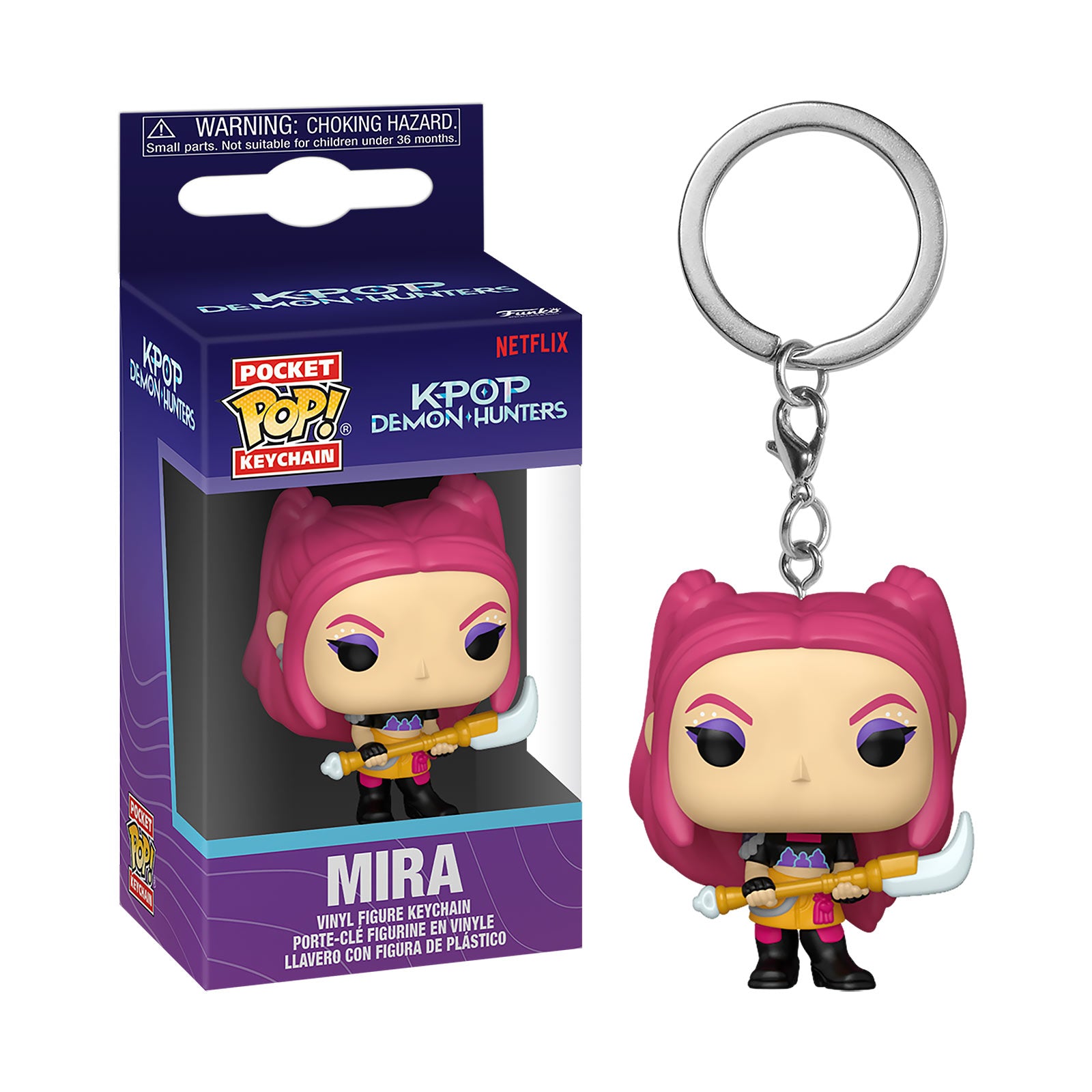 Image produit KPop Demon Hunters - Porte-clés Funko Pop Mira