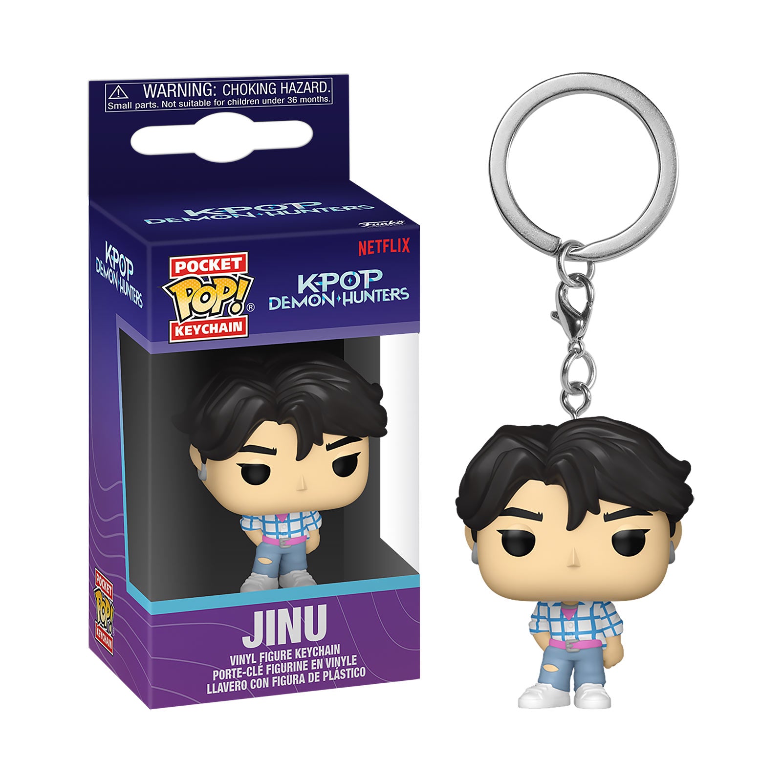 Image produit KPop Demon Hunters - Porte-clés Funko Pop Jinu