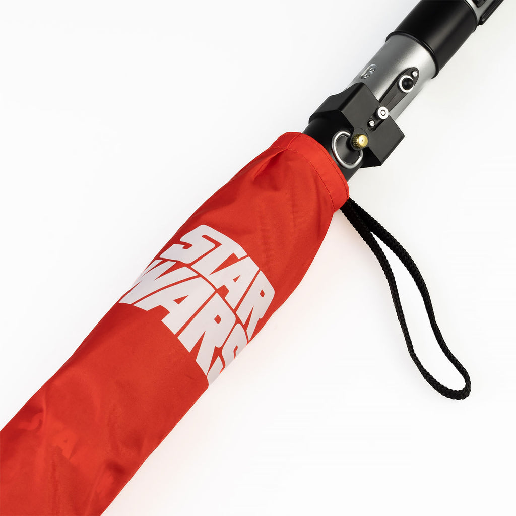 Image produit Parapluie sabre laser Dark Vador avec fonction lumineuse - Star Wars