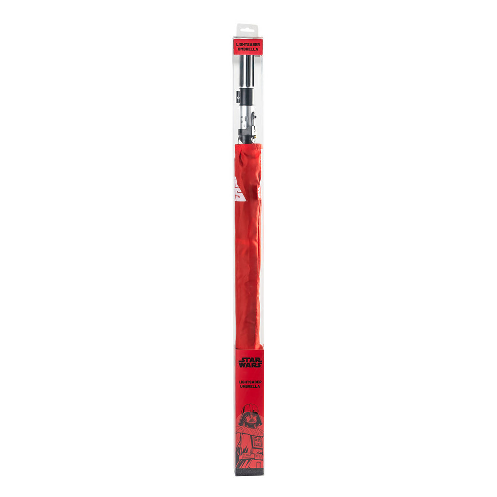 Image produit Parapluie sabre laser Dark Vador avec fonction lumineuse - Star Wars