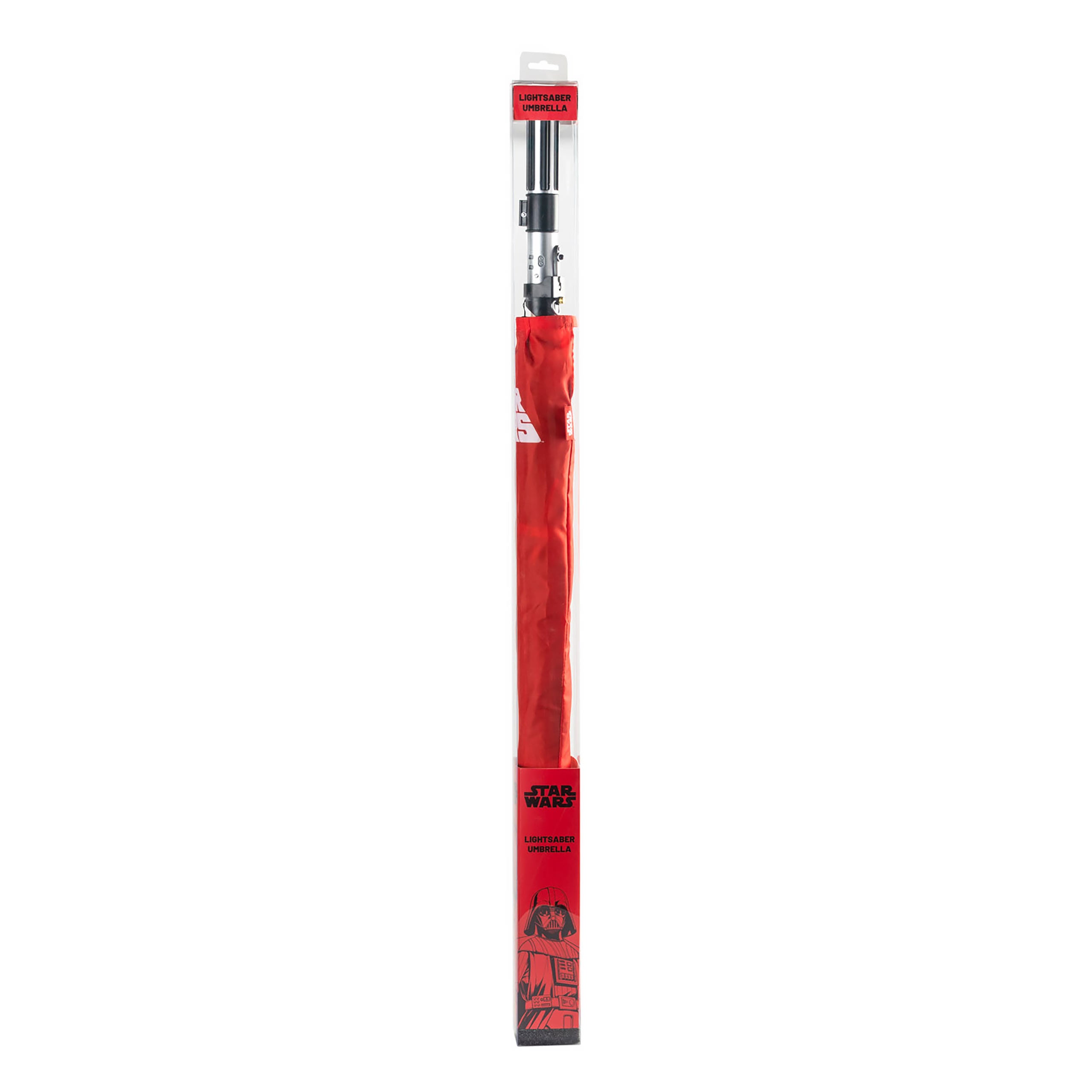 Image produit Parapluie sabre laser Dark Vador avec fonction lumineuse - Star Wars