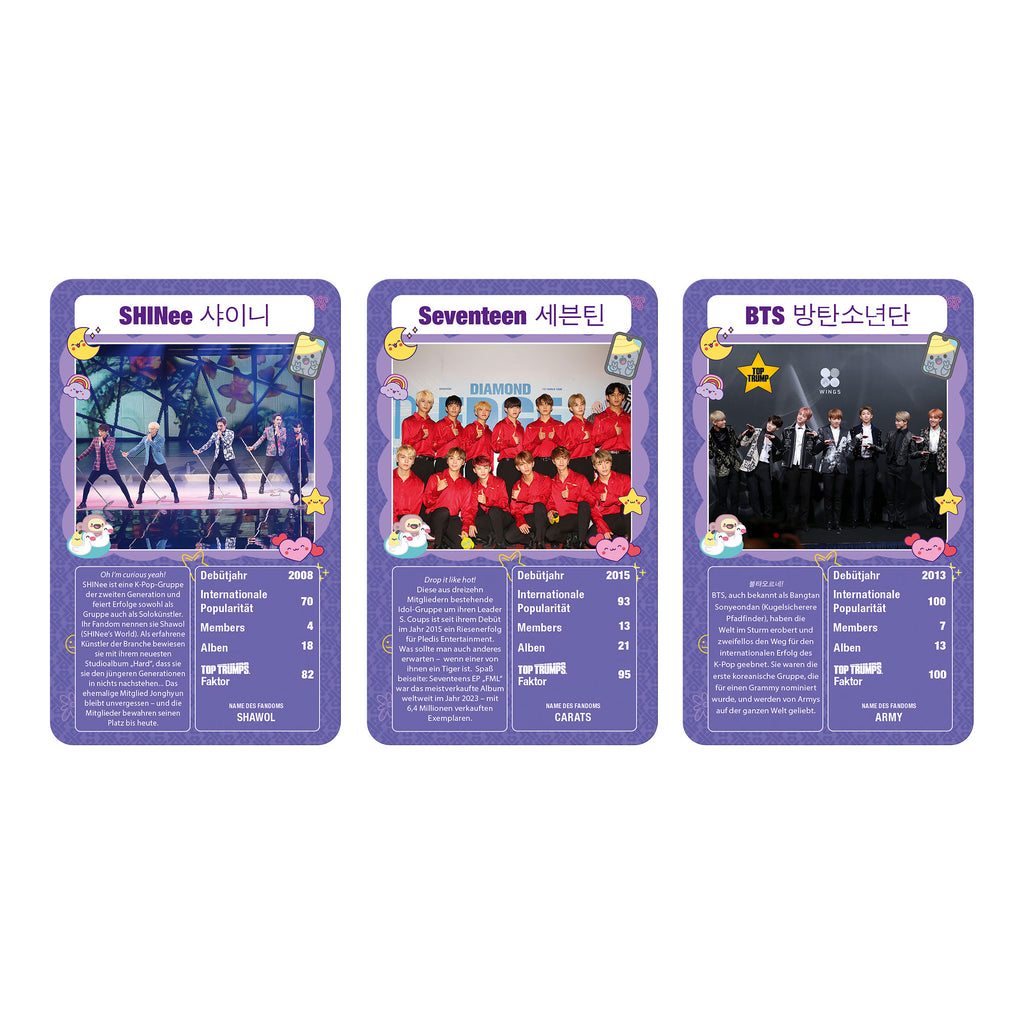 Image produit Cartes à jouer K-Pop - Top Trumps Specials