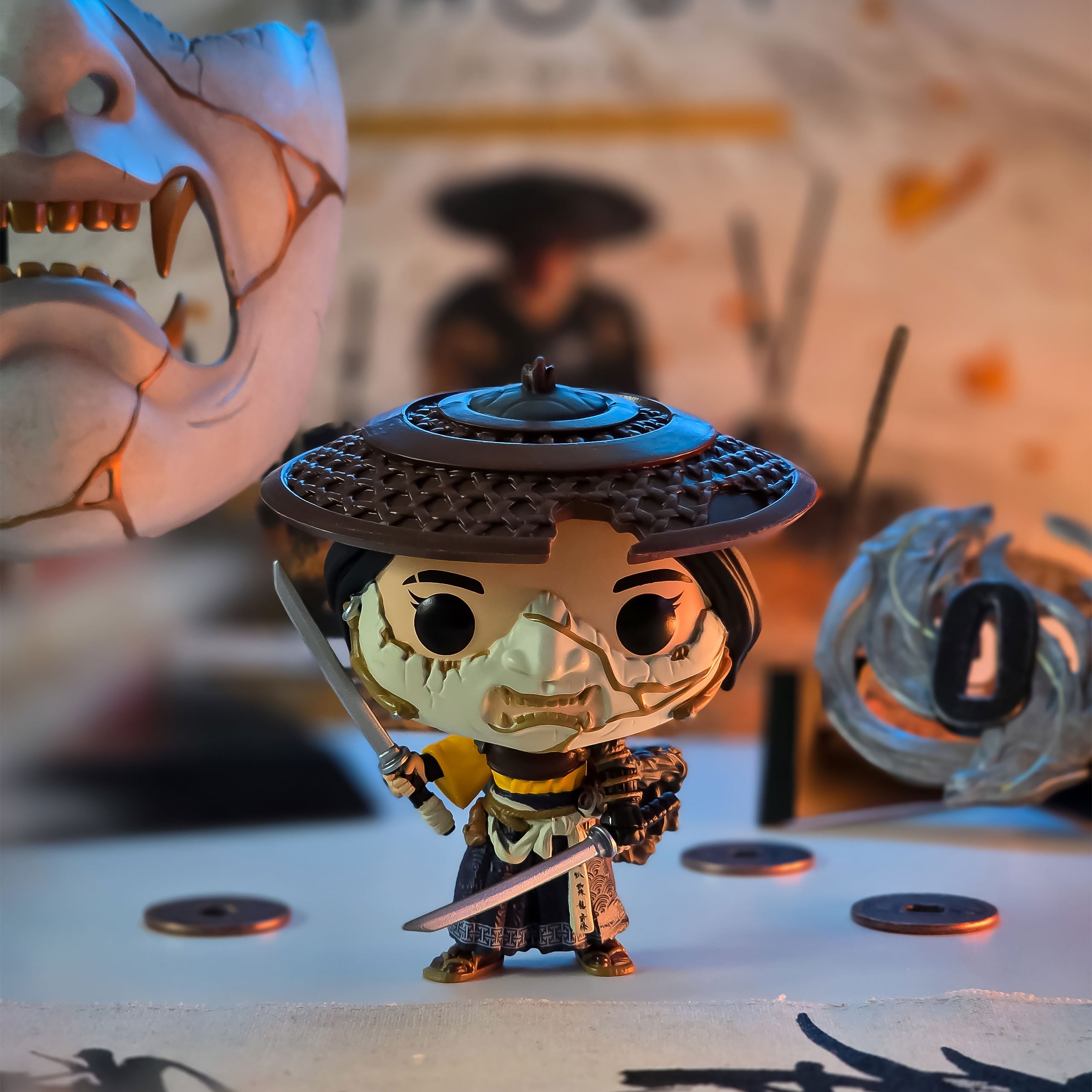 Image produit Ghost of Yotei - Figurine Funko Pop! Atsu