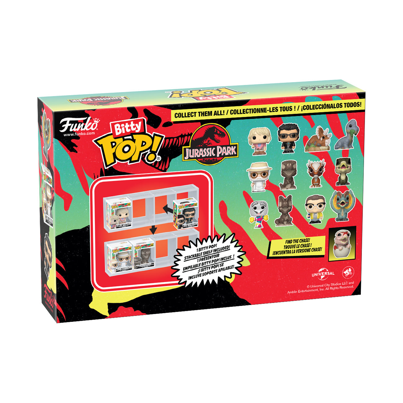 Image produit Jurassic Park - Set de figurines Funko Bitty Pop Series 2