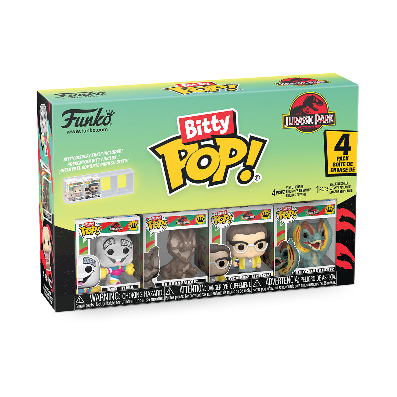 Image produit Jurassic Park - Set de figurines Funko Bitty Pop Series 3
