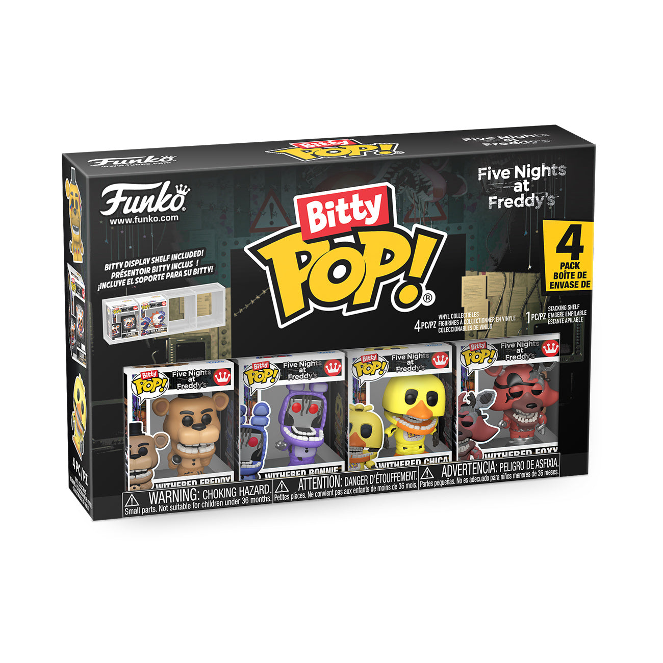 Image produit Five Nights at Freddy's - Set de 4 figurines Funko Bitty Pop Série 6