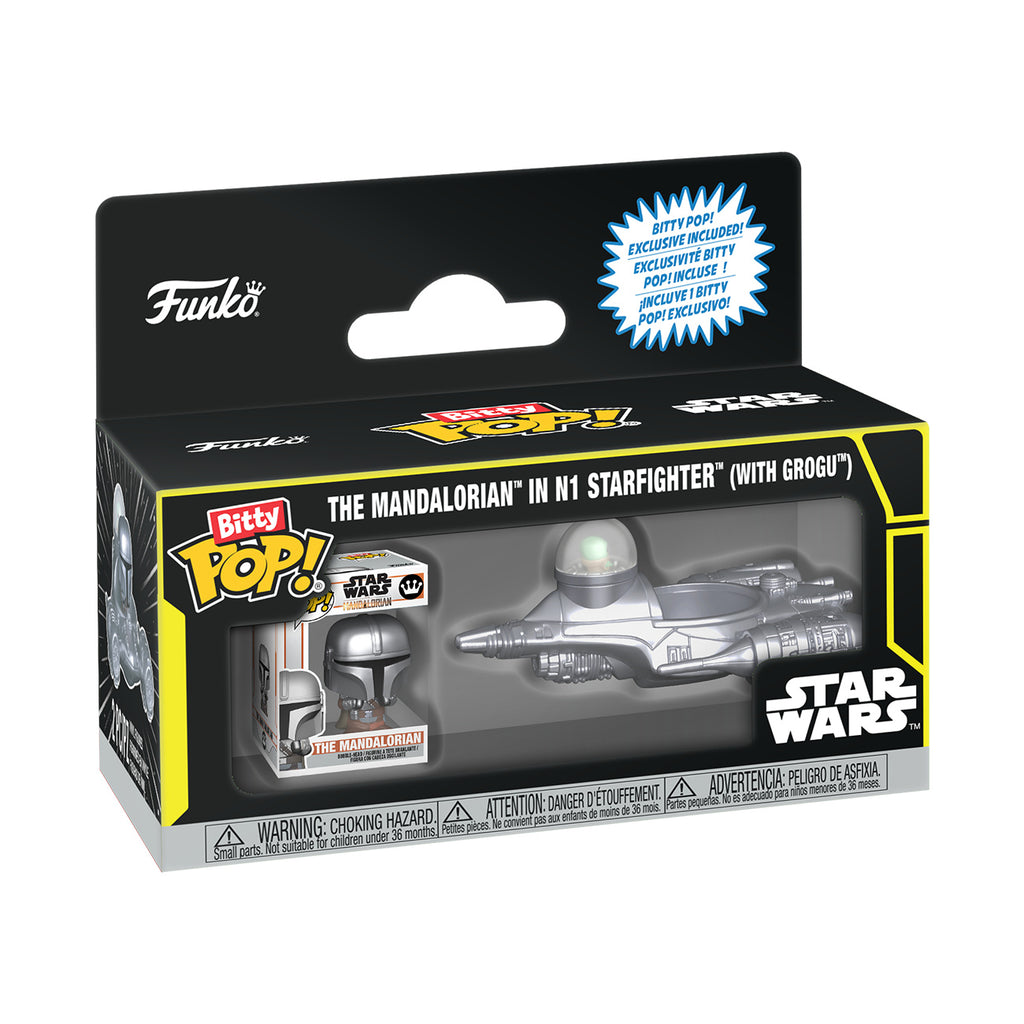 Image produit Star Wars - Mando avec Starfighter set de figurines Funko Bitty Pop Ride