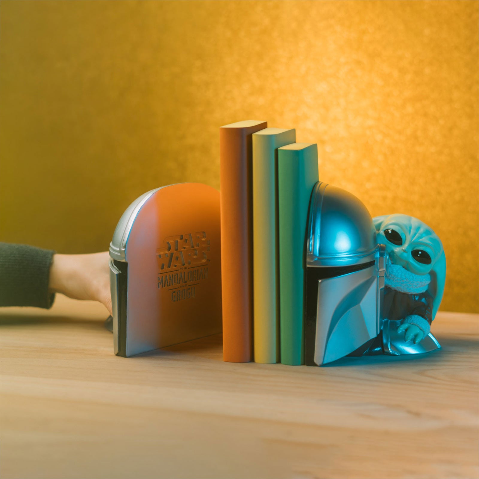 Image produit Serre-livres Grogu et Mandalorien - Star Wars The Mandalorian