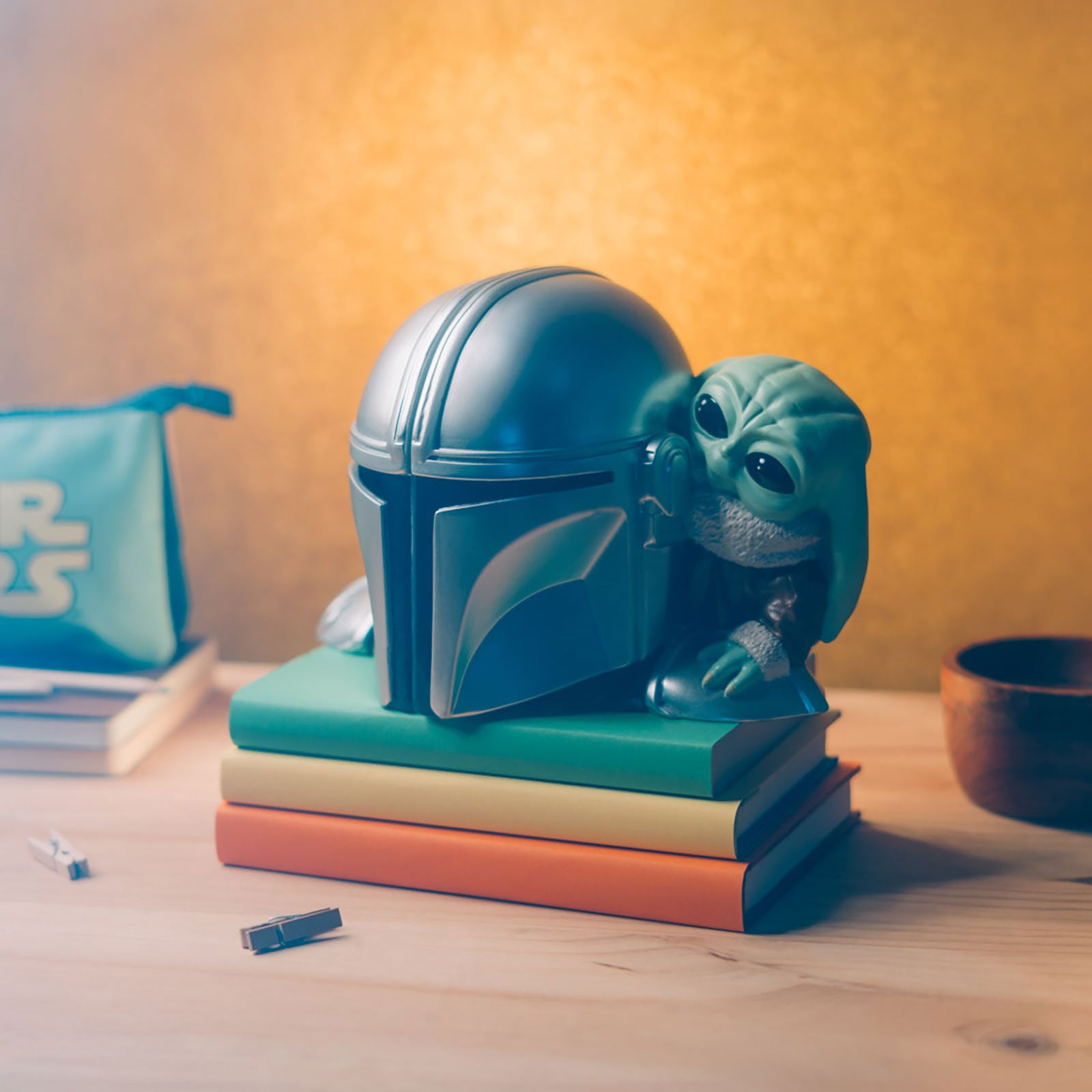 Image produit Serre-livres Grogu et Mandalorien - Star Wars The Mandalorian