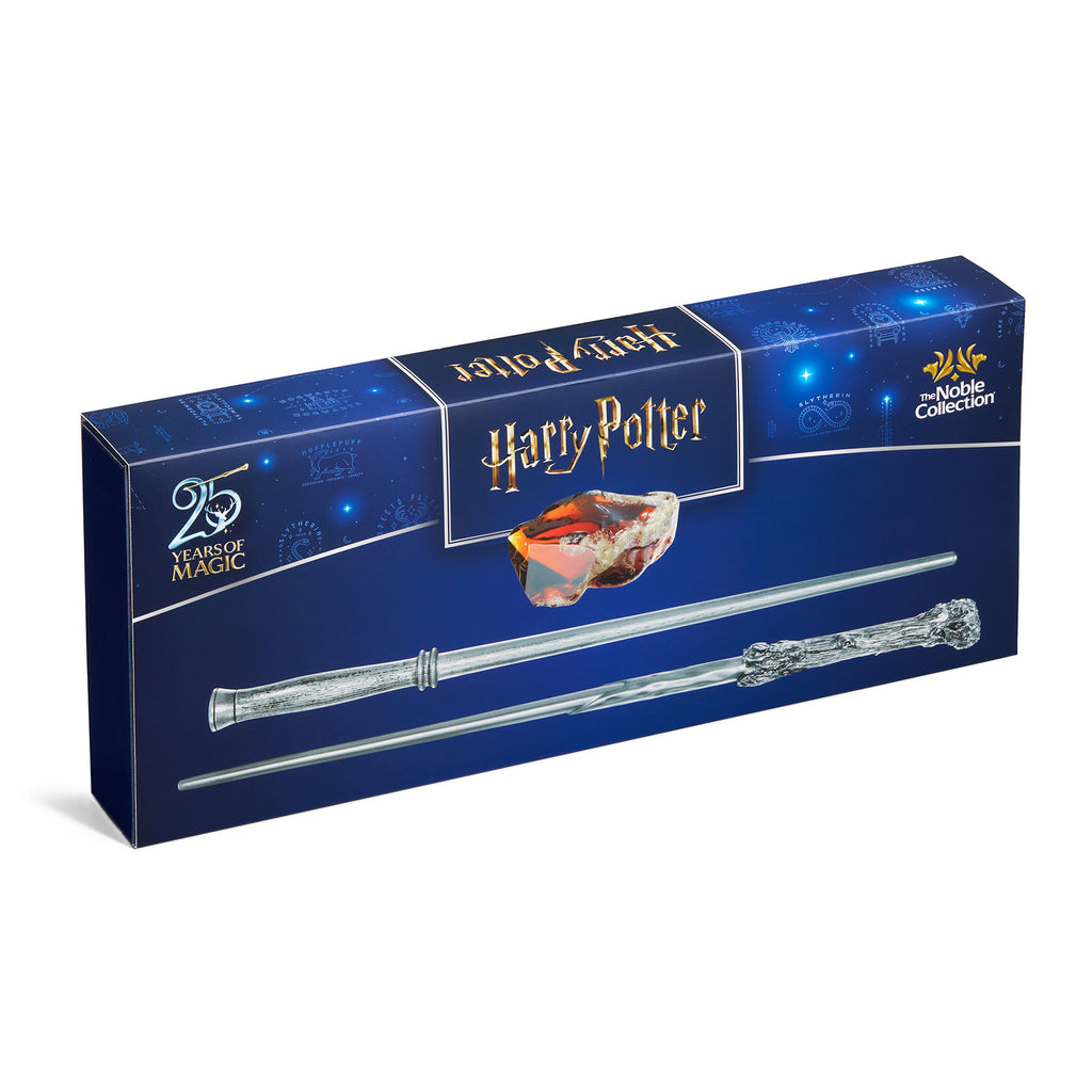 Image produit Harry Potter - Set de 2 baguettes et réplique de la Pierre Philosophale Coffret cadeau 25e anniversaire
