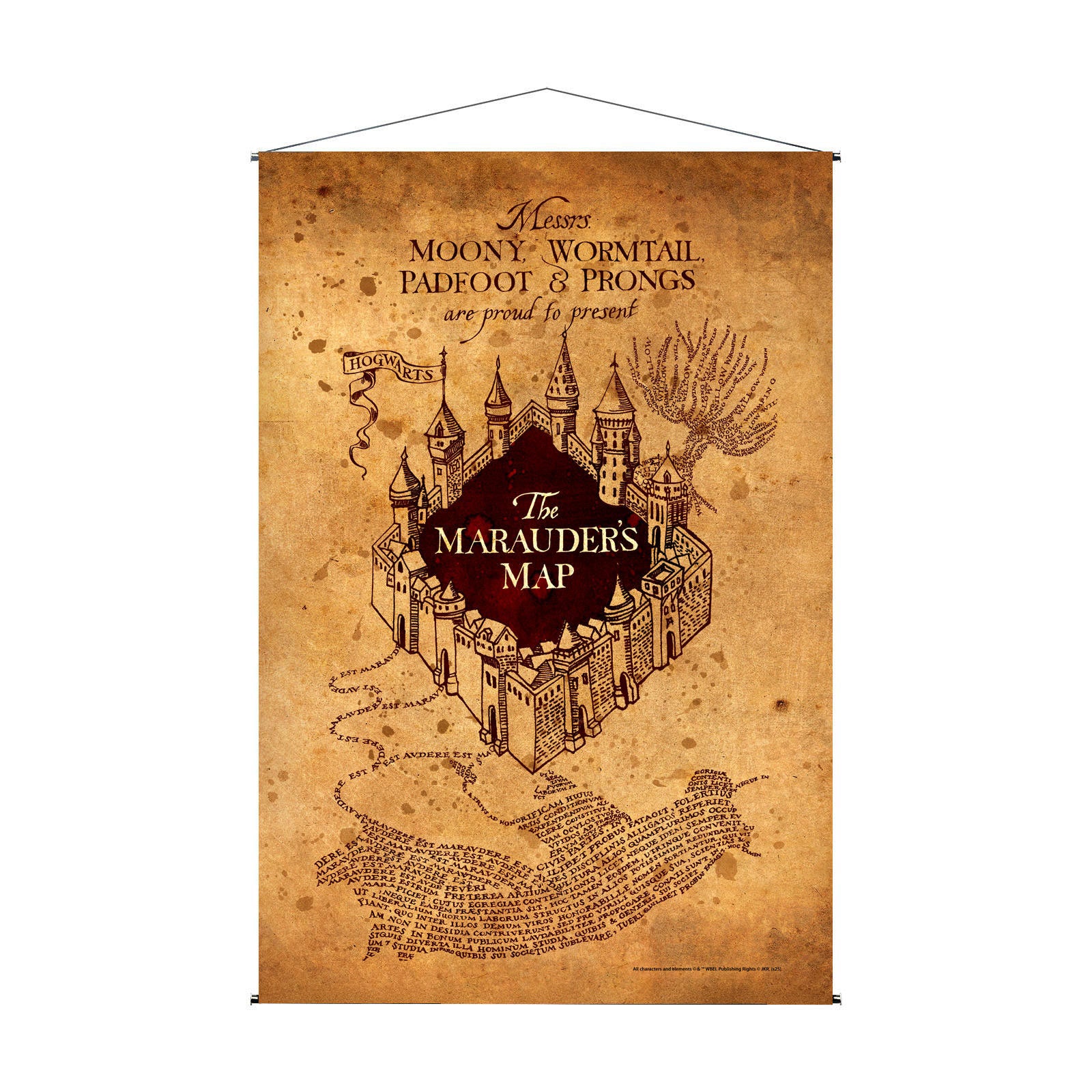 Image produit Harry Potter - Carte du Maraudeur Wall Scroll