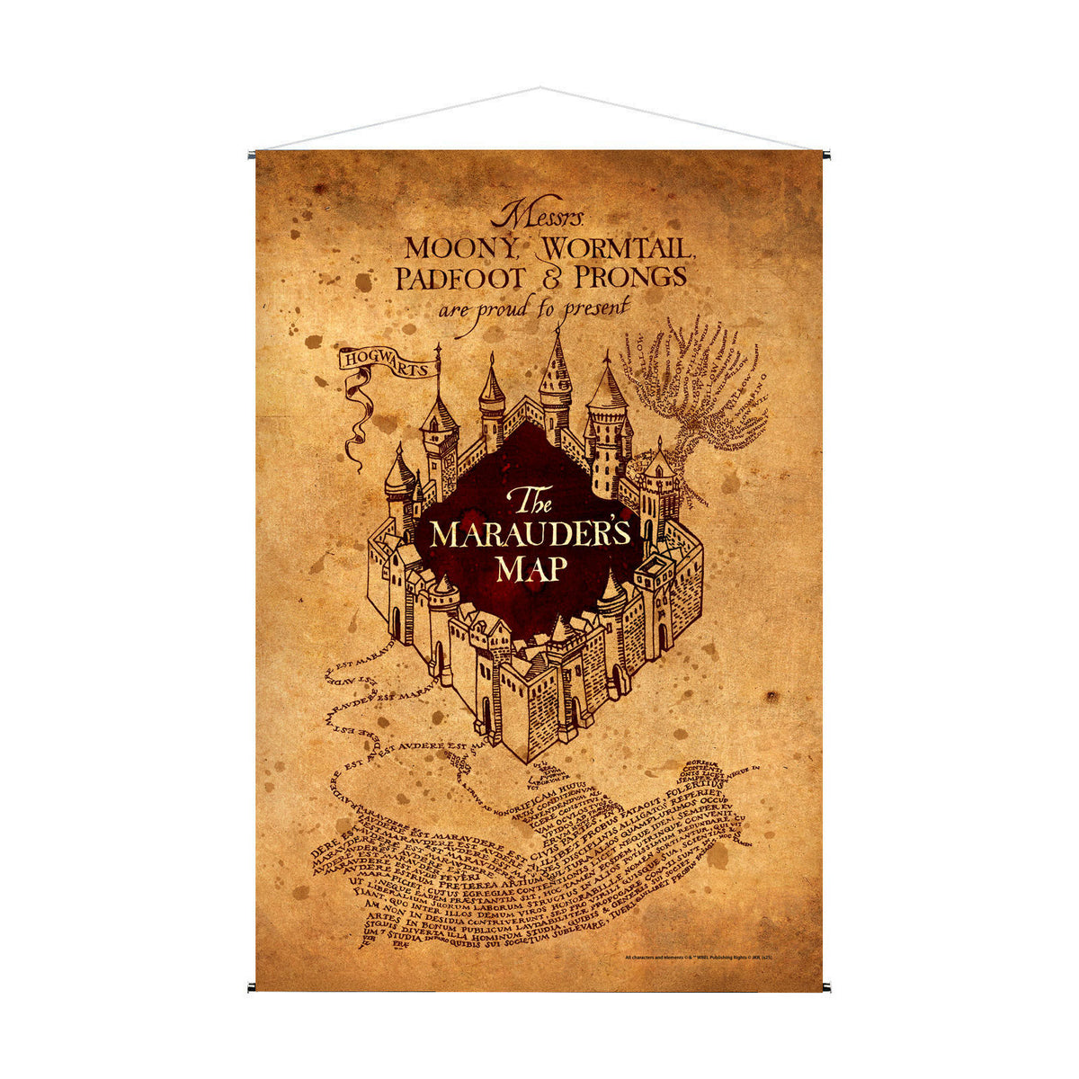 Image produit Harry Potter - Carte du Maraudeur Wall Scroll