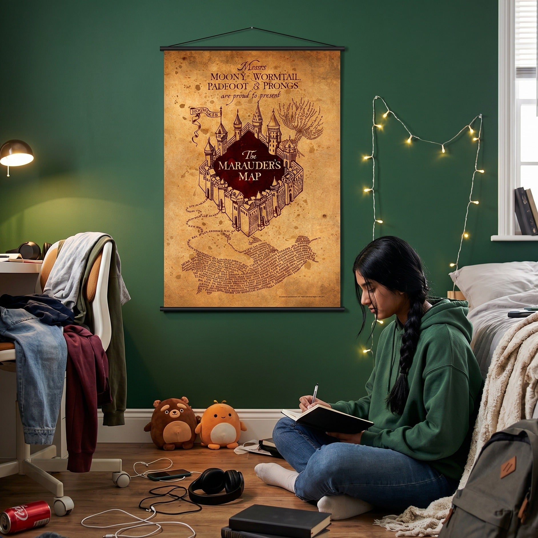 Image produit Harry Potter - Carte du Maraudeur Wall Scroll