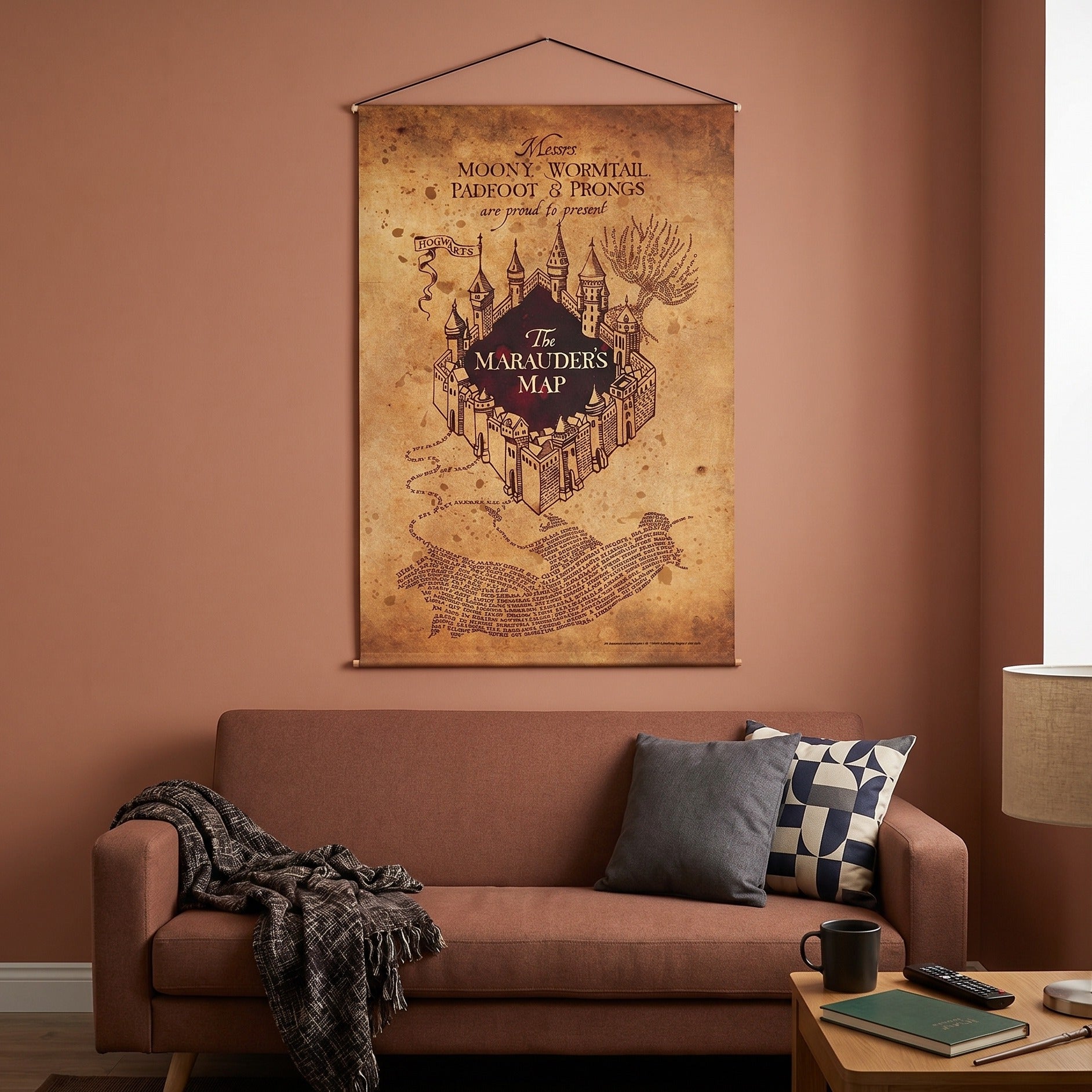 Image produit Harry Potter - Carte du Maraudeur Wall Scroll