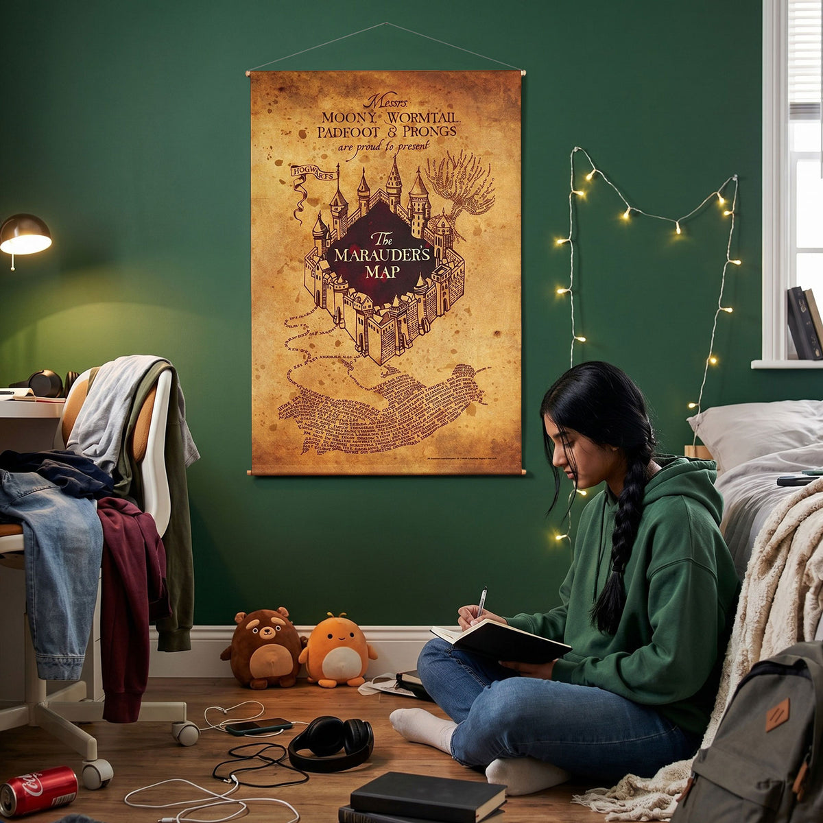 Image produit Harry Potter - Carte du Maraudeur Wall Scroll
