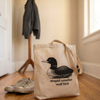 Image produit Stupid Canadian Wolf Bird – Tote bag pour fans de Heated Rivalry