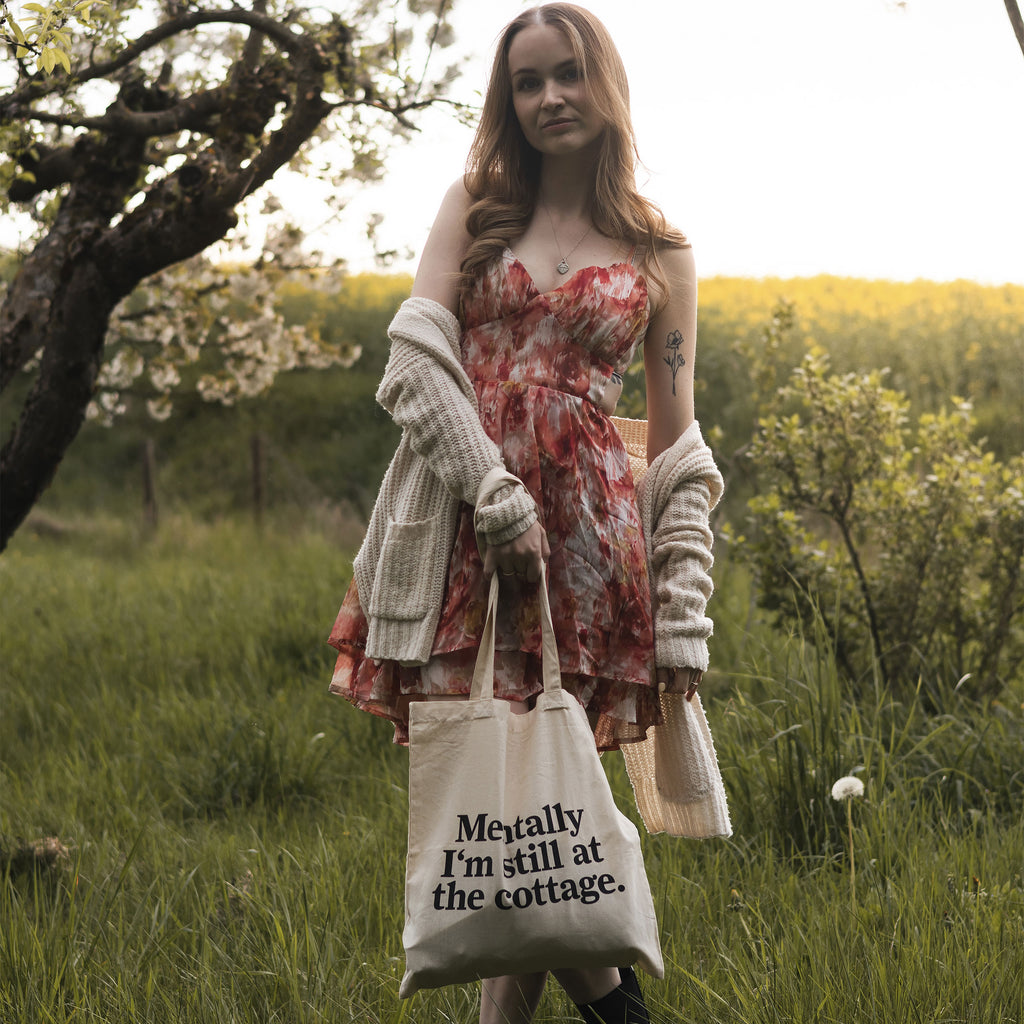 Image produit Sac en toile Still at the Cottage pour fans de Heated Rivalry
