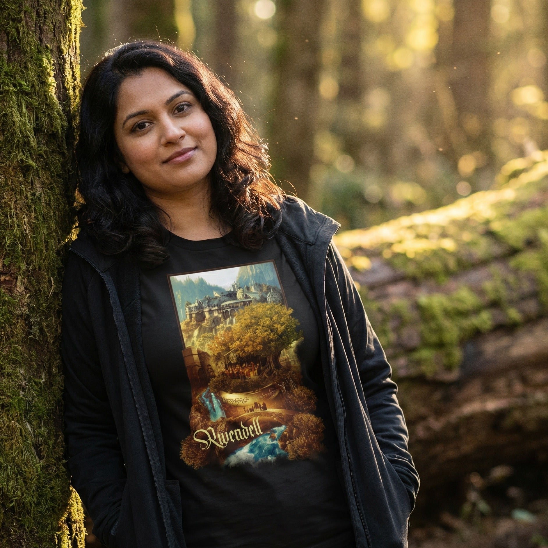 Product image Rivendell T-Shirt Black - The Lord of the Rings