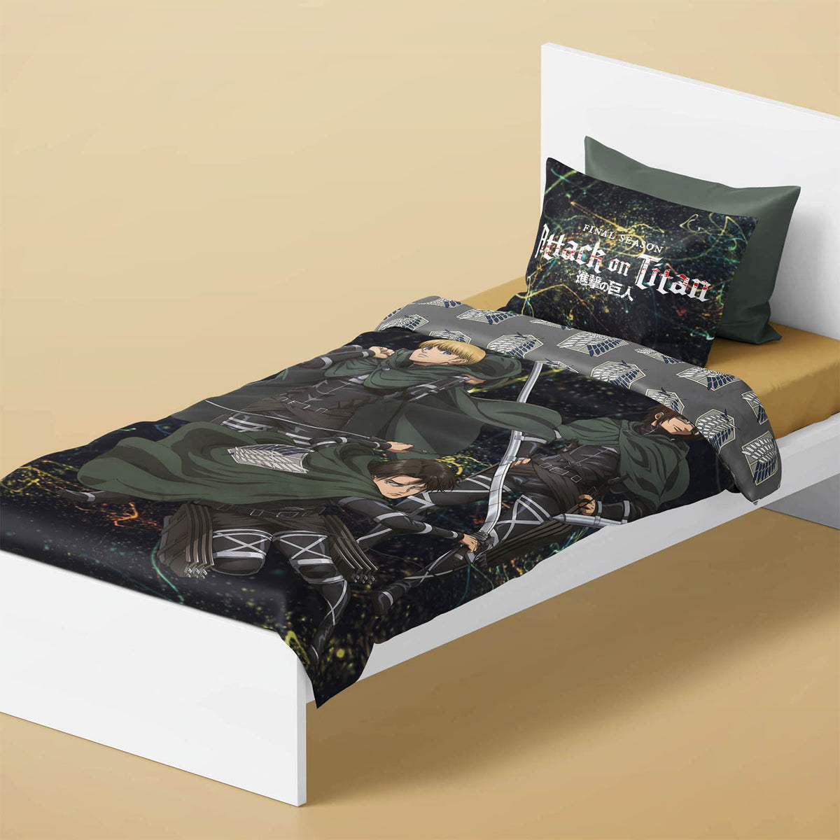 Image produit Attack on Titan - Parure de lit Characters