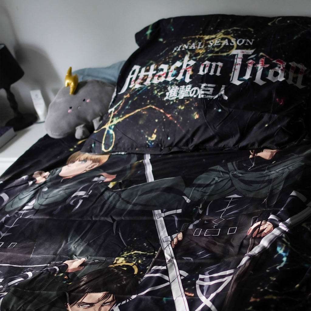 Image produit Attack on Titan - Parure de lit Characters