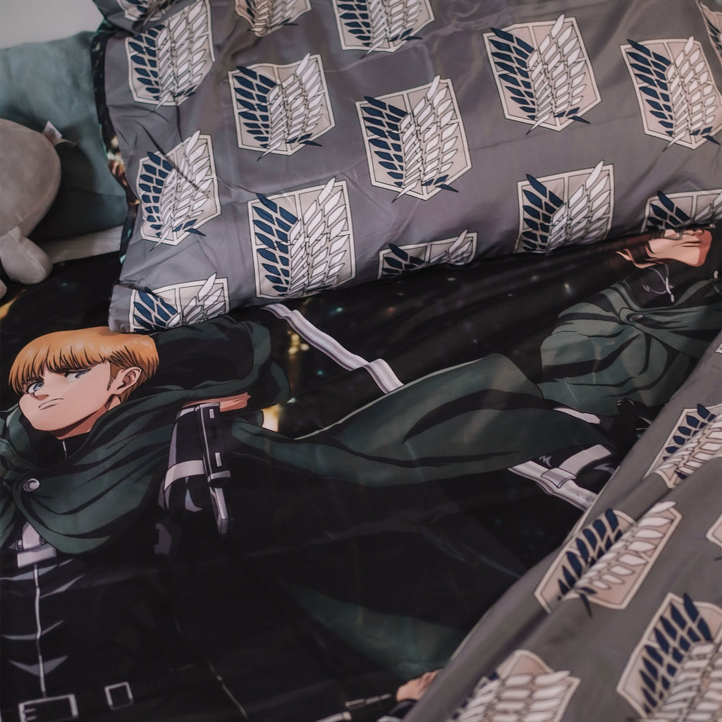 Image produit Attack on Titan - Parure de lit Characters