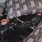 Image produit Attack on Titan - Parure de lit Characters