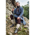 Image produit Tunique viking médiévale Freki bleu-gris
