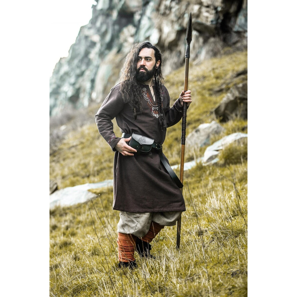 Image produit Tunique vikings médiévale Freki marron