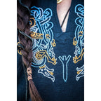 Image produit Tunique viking médiévale Snorri noir