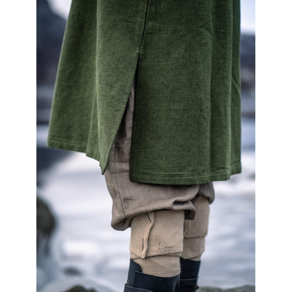 Image produit Tunique viking médiévale Snorri verte