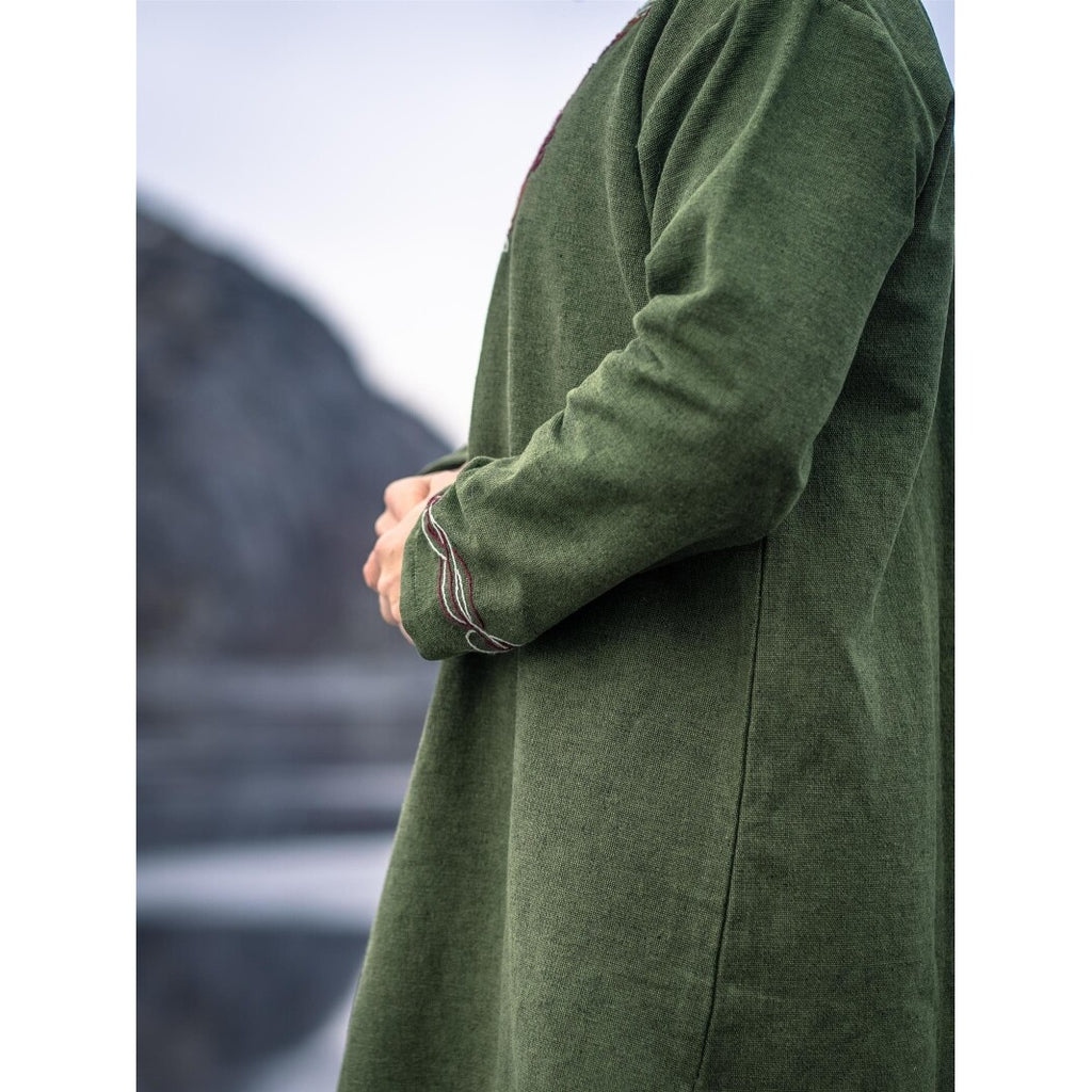 Image produit Tunique viking médiévale Snorri verte