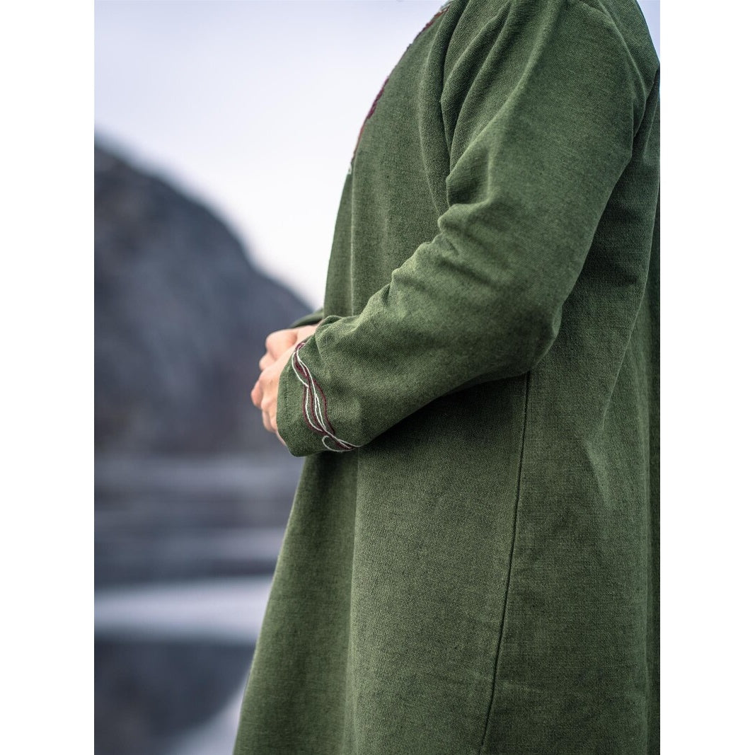 Image produit Tunique viking médiévale Snorri verte