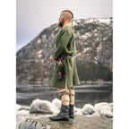Image produit Tunique viking médiévale Snorri verte