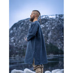 Image produit Tunique viking médiévale Snorri gris bleuté