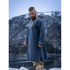 Image produit Tunique viking médiévale Snorri gris bleuté