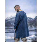 Image produit Tunique viking médiévale Snorri gris bleuté