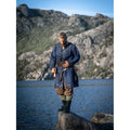 Image produit Tunique viking médiévale Erik bleu foncé