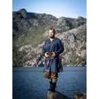 Image produit Tunique viking médiévale Erik bleu foncé