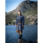 Image produit Tunique viking médiévale Erik bleu foncé