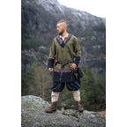 Image produit Tunique viking médiévale Freydis olive