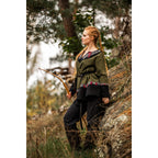 Image produit Tunique viking médiévale Freydis olive