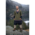 Image produit Tunique viking médiévale Freydis olive
