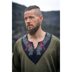 Image produit Tunique viking médiévale Freydis olive