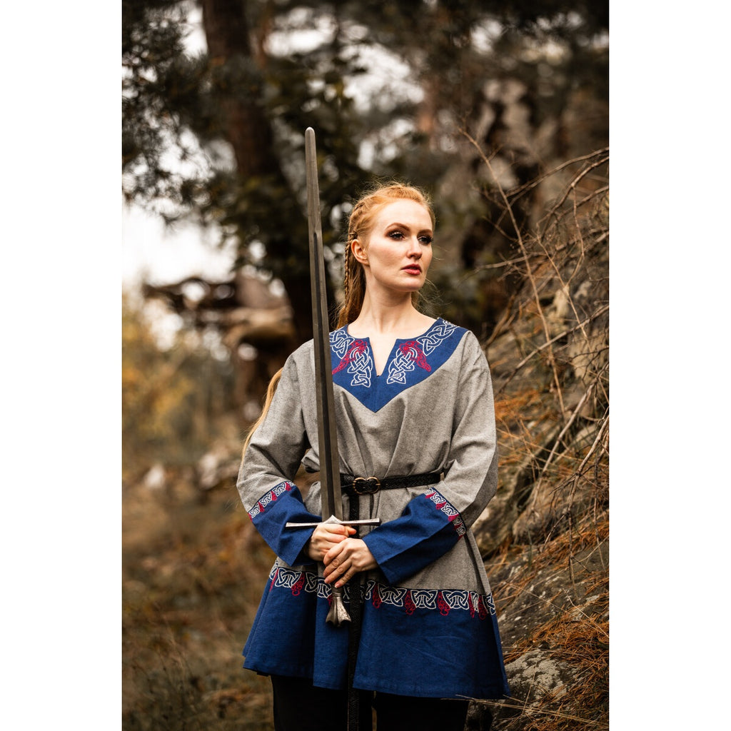 Product image Medieval Viking Tunic Freydis grey