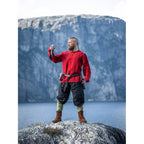Image produit Tunique viking médiévale Ivar rouge