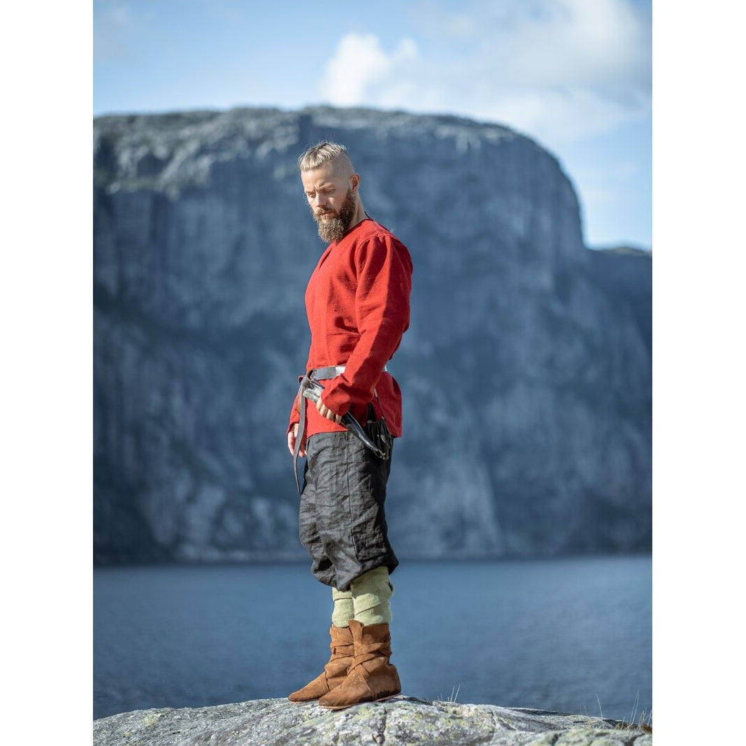 Image produit Tunique viking médiévale Ivar rouge