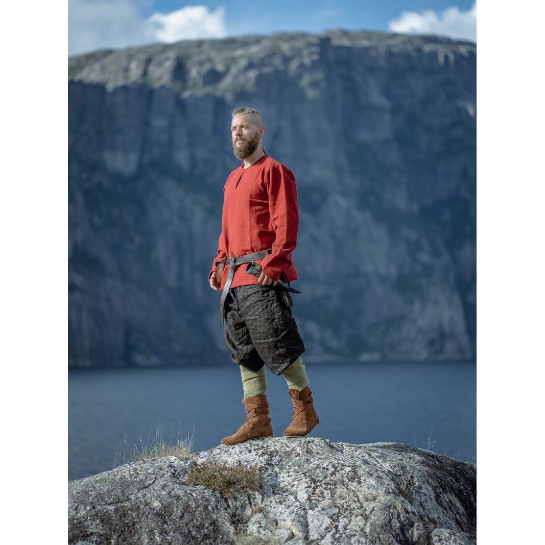 Image produit Tunique viking médiévale Ivar rouge